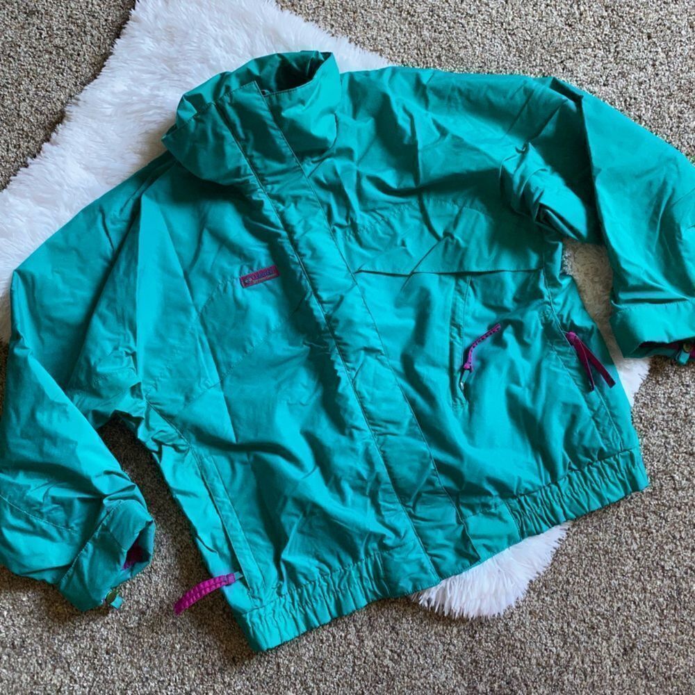 ‎Columbia Vintage Whirlibird Coat Womens Size XL Teal